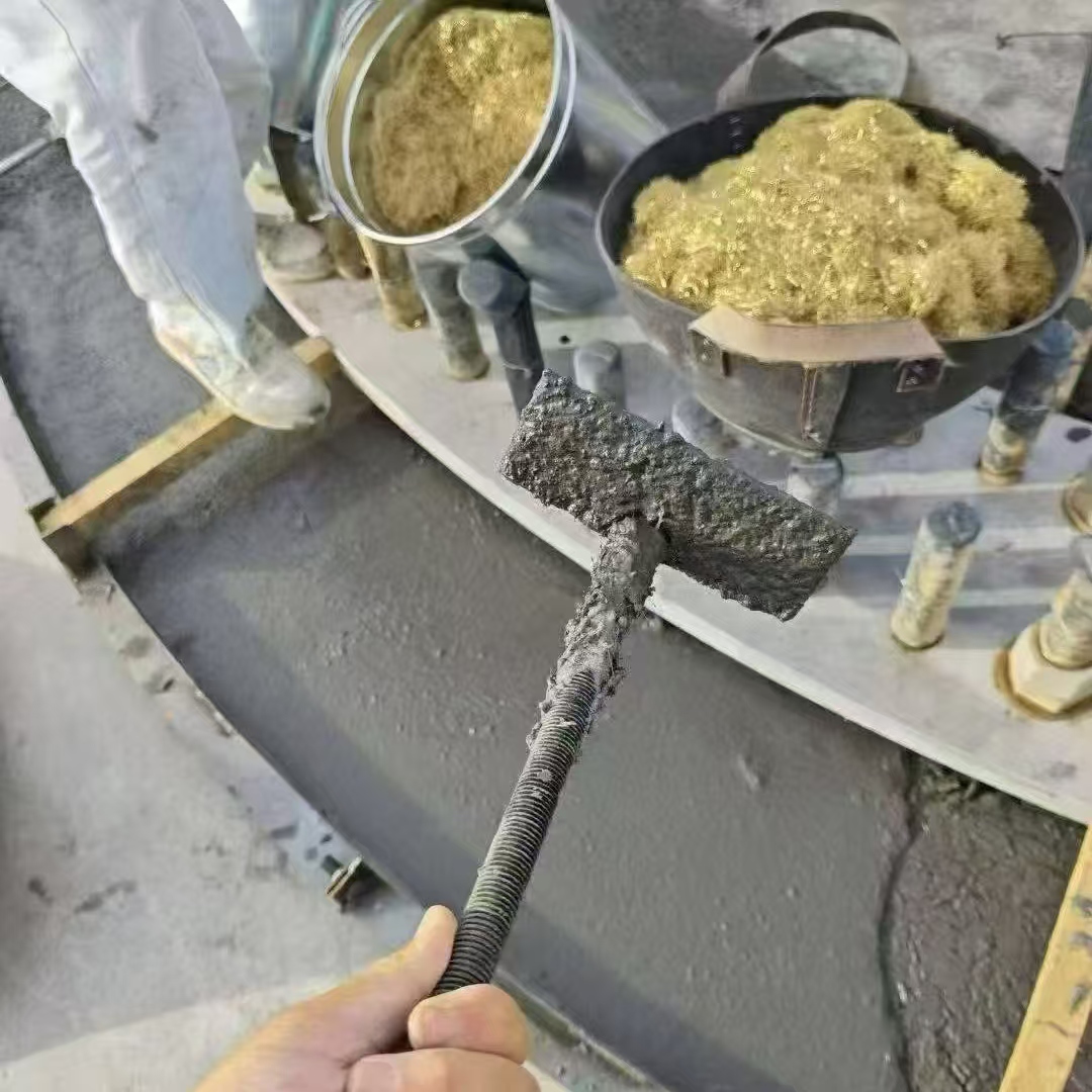 扶风C120钢纤维高强无收灌浆料 轧机压缩机汽轮机发电机锻压设备底座灌浆材料